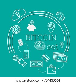 bitcoin illustration, finance