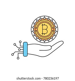 Bitcoin Investments vector icon