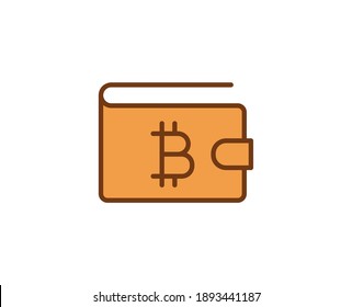 Bitcoin line icon. High quality outline symbol for web design or mobile app. Thin line sign for design logo. Black outline pictogram on white background