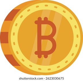 Bitcoin Line vetor Ícone Design