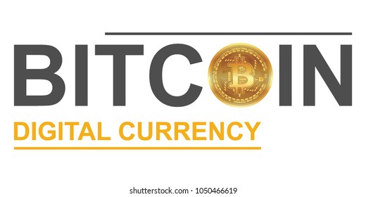 Bitcoin Logo With Coin. Bitcoin Icon
