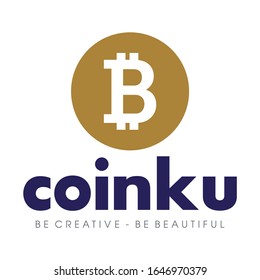 Bitcoin-Logo, Coin-Logo-Vektorillustration