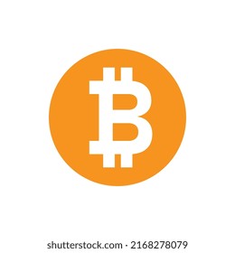 Bitcoin logo. Crypto currency btc vector icon.
