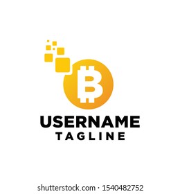 Bitcoin logo icon vector modern