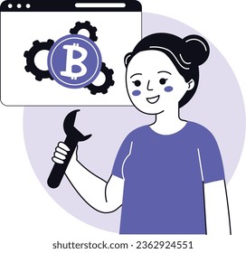 Bitcoin Management Blockchain Crypto Fintech