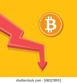 Bitcoin market crash graph