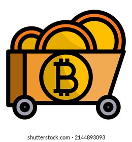 bitcoin mining cart and basket crypto currency