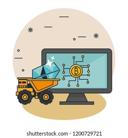 Bitcoin mining cartoons