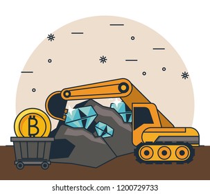 Bitcoin mining cartoons