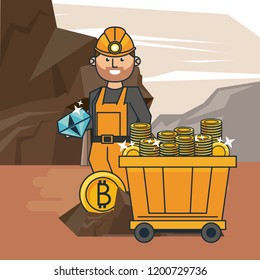 Bitcoin mining cartoons