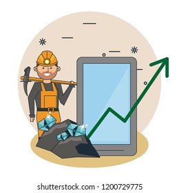 Bitcoin mining cartoons