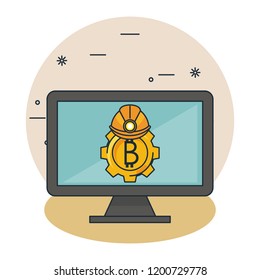 Bitcoin mining cartoons