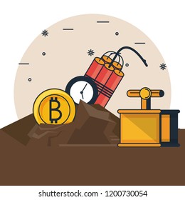 Bitcoin mining cartoons