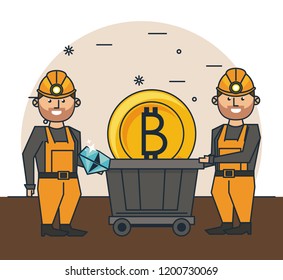 Bitcoin mining cartoons