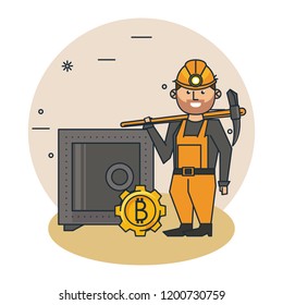 Bitcoin mining cartoons