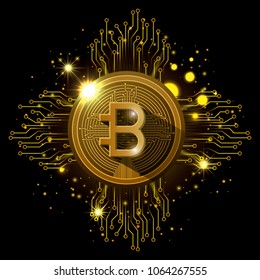 bitcoin mining set icons