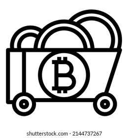 bitcoin mining truck trolley bag 
