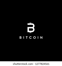 Bitcoin modern flat icon. Crypto currency bit coin. Cryptocurrency emblem. Web and Internet crypto money logo.