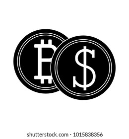 Bitcoin and money coin