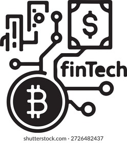 Bitcoin ícone de rede com nós blockchain e conexões digitais para criptomoeda e design de tecnologia financeira descentralizada.