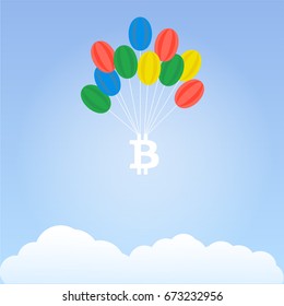Bitcoin on the sky