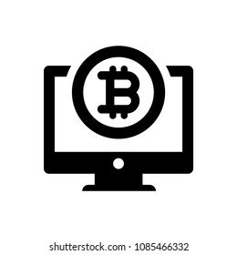 Bitcoin Online Payment Icon