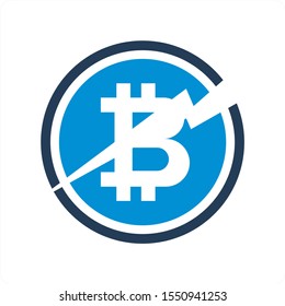 Bitcoin and other icon concept