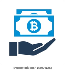Bitcoin and other icon concept
