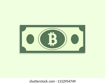 Bitcoin paper cash illustration‬‏