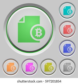 Bitcoin report color icons on sunk push buttons
