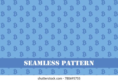 bitcoin seamless pattern 