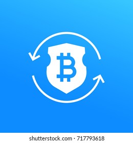 bitcoin secure exchange icon