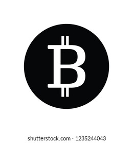 Bitcoin sign icon