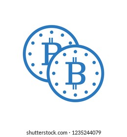 Bitcoin sign icon