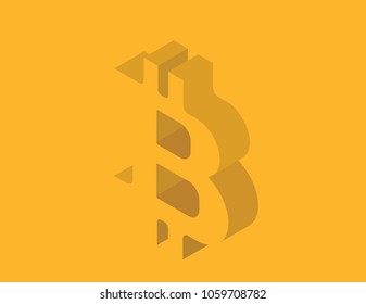 Bitcoin sign icon,internet money vector