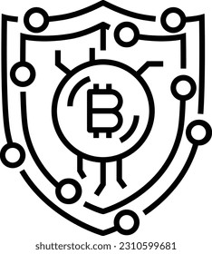Bitcoin SVG Vector, Bitcoin vector for CNC, Laser, Cutter, Printer, BTC, Crypto Coin Vector template, Bitcoin EPS svg