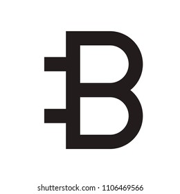 bitcoin symbol commerce technology icon