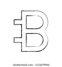 bitcoin symbol commerce technology icon