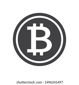 Bitcoin symbol,  Bitcoin is crytocurrency create in new technology, Bitcoin vector for web design.