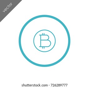 Bitcoin symbol icon