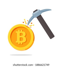 Bitcoin symbol icon for future internet world money Safe and reliable currency symbols Vector isolated on background