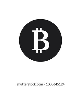 bitcoin symbol, money vector icon, money symbol 
