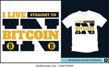 Bitcoin t Shirt Bundle bereit für den Druck mit Bitcoin Icon, Typografie und schöne Zitate über Bitcoin.