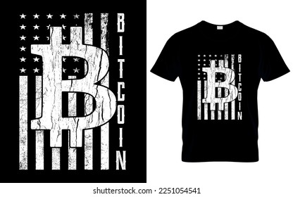 Bitcoin t shirt design. crypto t shirt.