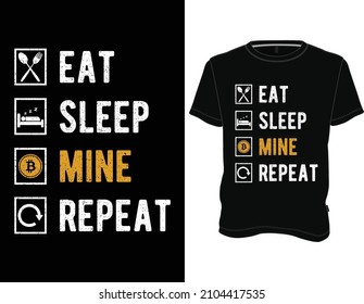 Bitcoin t shirt design graphic vector