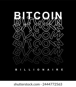 bitcoin t shirt design vector, Varsity T shirt Designs, Slogan T shirt Design 