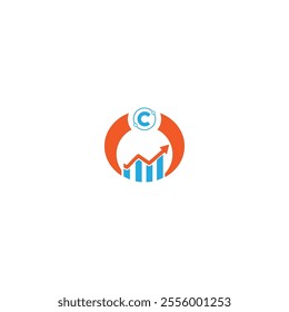 Bitcoin Trading Iconic Logo Design Idea