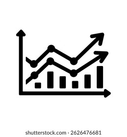 Bitcoin Trend Rise: Depicting a graphical representation of the fluctuating value of bitcoin. This image shows the bitcoin symbol along with the arrows to signify the upward trend.