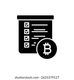 Bitcoin bajo el Tablero de lista de verificación - Cryptocurrency and Financial Checklist