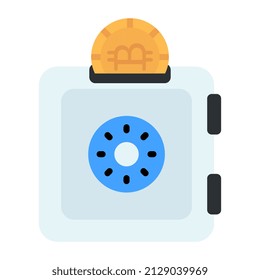 Icono de valor de Bitcoin en diseño único

